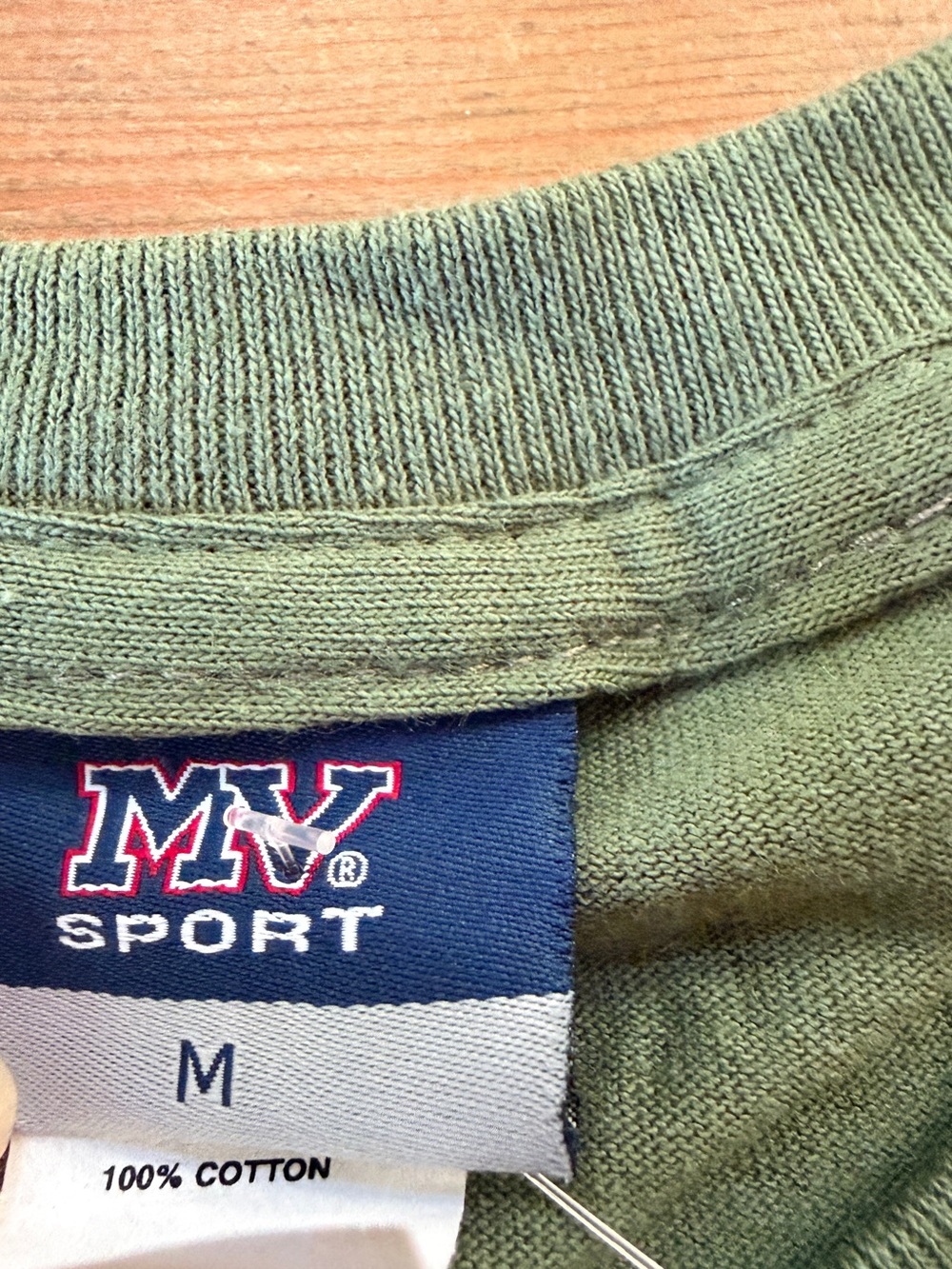 USMC MarineCorps Classic Olive Green Med Short Sleeve Tshirt Cotton MV Sport NWT - Picture 4 of 15
